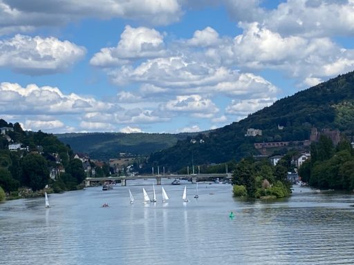 Sommer: Wolken wie in den Himmel gemalt